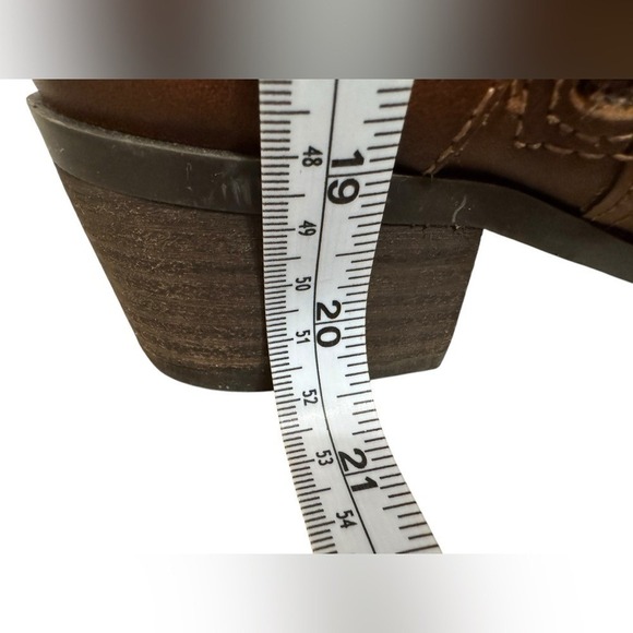 Vince Camuto Bendra Leather Over the Knee Boots Brown Braided Detail Sz 6.5M - Picture 6 of 8